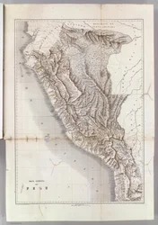 Allgemeine Karte von Peru, 1865